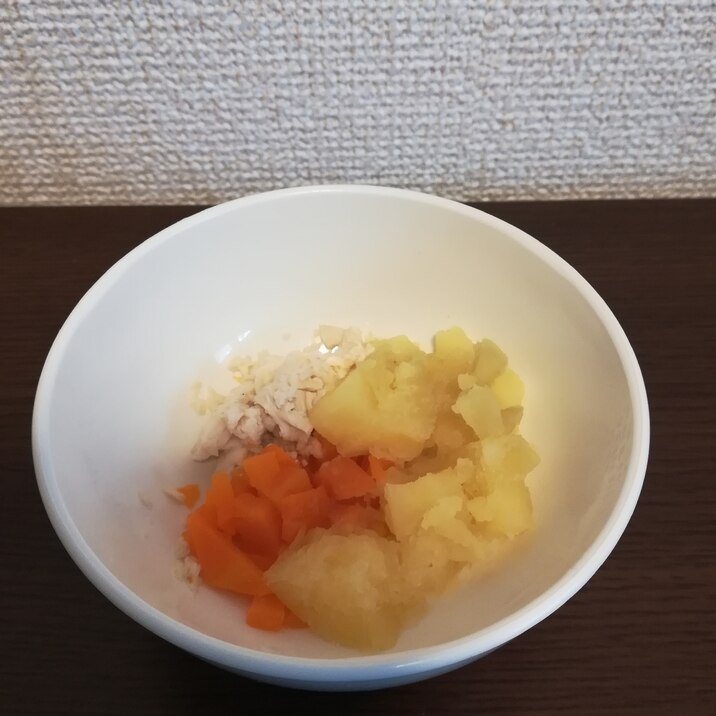 離乳食後期 にんじんサツマイモのささみ和え レシピ 作り方 By もん1223 楽天レシピ 離乳食後期 にんじんサツマイモのささみ和え レシピ 作り方 By もん1223 楽天レシピ